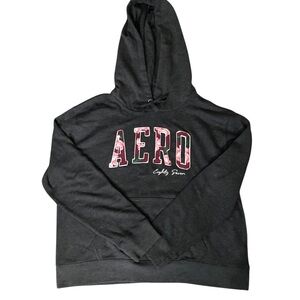 Aeropostale Charcoal Gray Hoodie